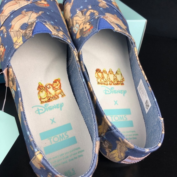 TOMS  Blue Snow White Alpargata Women's - Picture 3 of 5